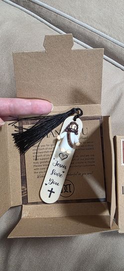 Jesus Wooden bookmarks