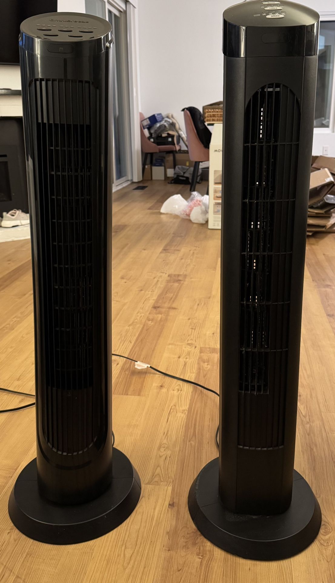 2 Costco Tower Fans