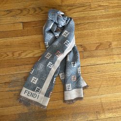 Fendi FF Diamond Wool Shawl