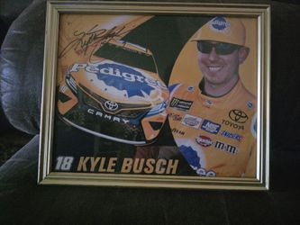 KYLE BUSCH Hand signed picture