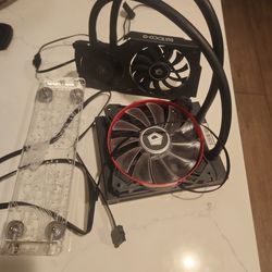 Cooling fan with radiador for pc
