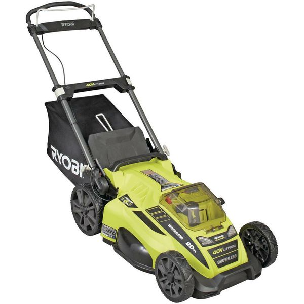 RYOBI 20 in. 40Volt Brushless LithiumIon Cordless Battery Walk Behind