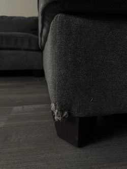 Gray Fabric Sectional Sofa