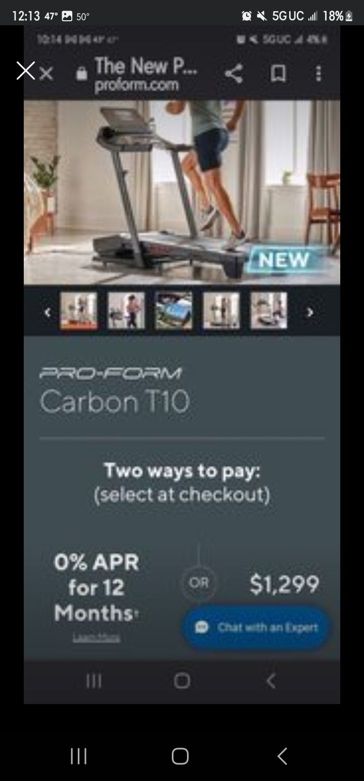 Carbon T10 Treadmill 