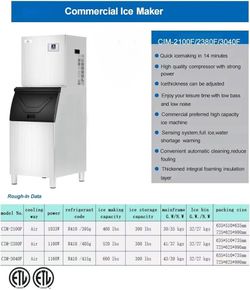 Commercial ice making machine