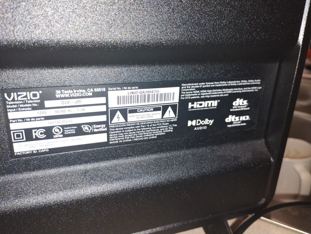 22 VIZIO SMART TV