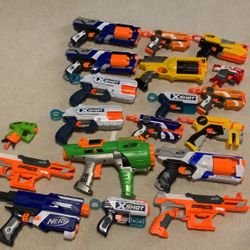 Nerf Gun Lot 19 Guns