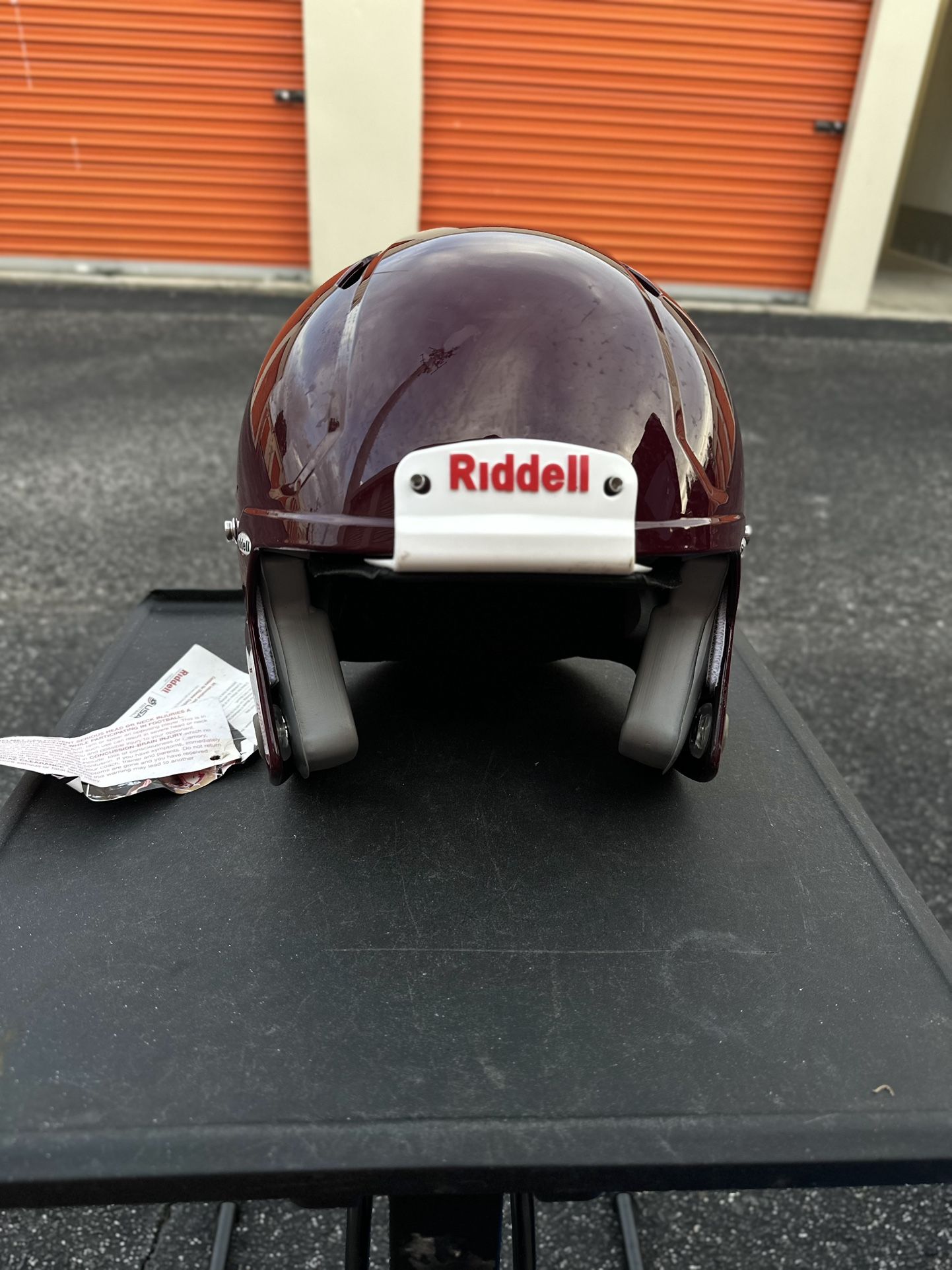 Riddell Vector XL Football Helmet, New 2023, Maroon