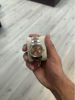 Rolex Datejust 36 126231 Pink Diamond Roman Dial 18K Rose Gold Steel Box Papers 2019