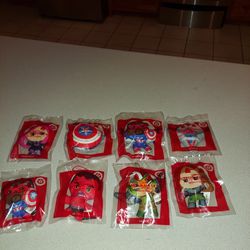 MCDONALD'S CAPTAIN AMERICA BRAVE NEW WORLD COMPLETE HAPPY MEAL SET NEW FACTORY SEALED 