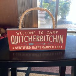 New 4”x10” Wood Sign 