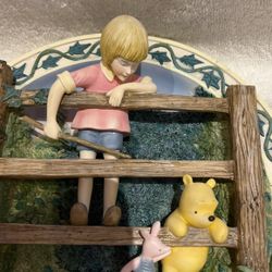 Poohsticks Disney Plate  3 D 