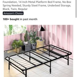 Twin Mattress And Frame 
