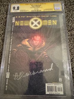 CGC 9.8 SS New X-Men #115 Autographed Signed by Brianna Hildebrand 1st App of Negasonic Teenage Warhead Variant Cover