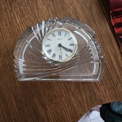 Vintage Mikasa Crystal Clock