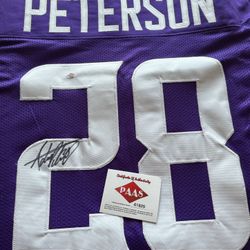 Autographed Adrian Peterson Jersey
