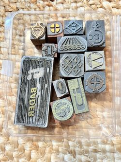 Letterpress Advertising Pieces Vintage 
