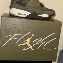 Jordan 4 Olive Green