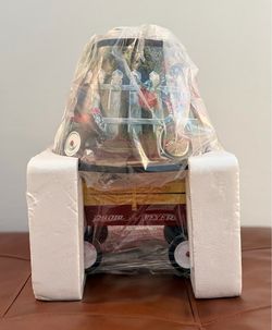 Vintage Radio Flyer Lamp Collectors Item Rare - New Encased