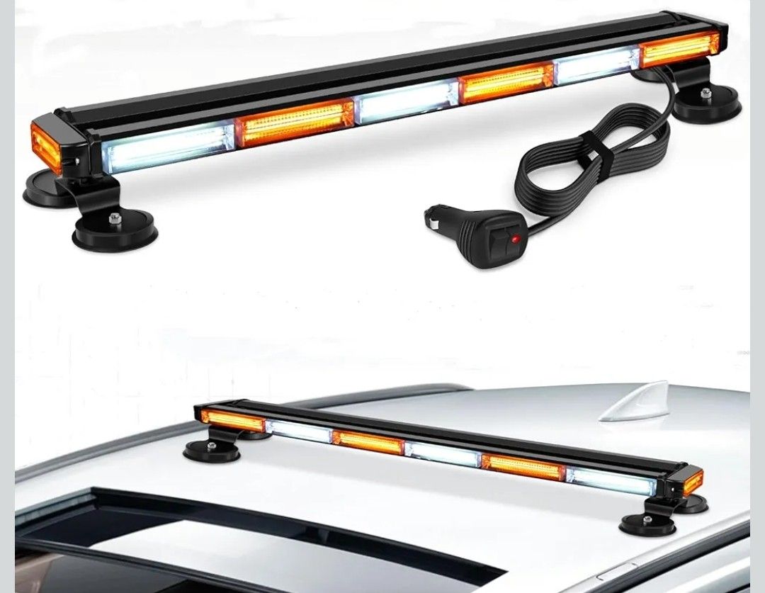 New 38.5 Led Warning Light Bar Construction Snow Plow And More