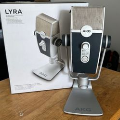 Microphone, AKG, LYRA, Recording, USB Mic