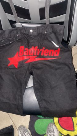 Red Bad Friend Pants 