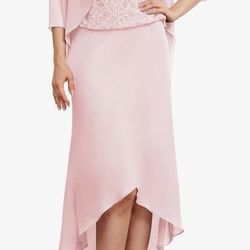 Pink Wedding Dress (Mother) Size 12