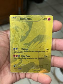 Pokémon TCG Reshiram 114/113 Legendary Treasures Gold Secret Rare Full Art MP