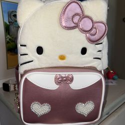 Pink Hearts Hello Kitty Backpack