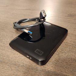 1TB Western Digital External HardDrive Used