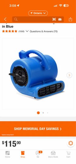 B-Air Air mover blower fan