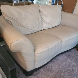 Natuzzi Italian Leather Loveseat