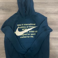 Blue Nike Hoodie (medium)
