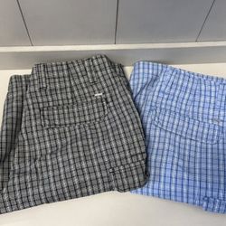 2 Pairs Of Calvin Klein Mens Size 32 Shorts