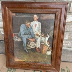 Breaking Home Ties by Norman Rockwell