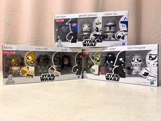 Star Wars Mighty Muggs 3-Pack Figure Sets