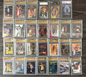 Jordan, Kobe, LeBron Graded Cards