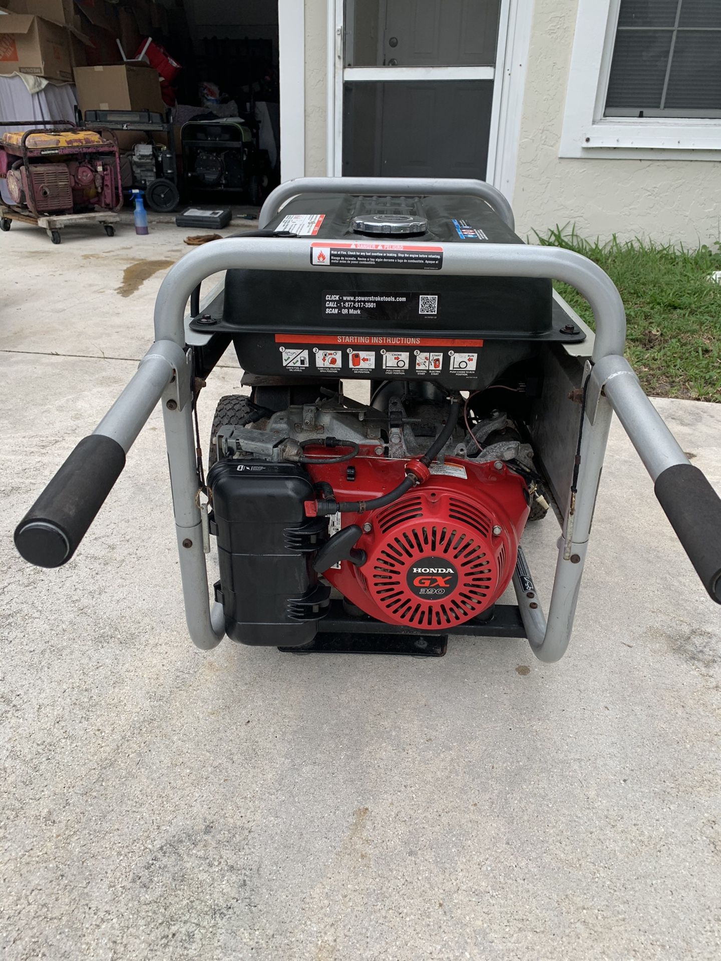 Generator Honda 6800 watts 79 hours