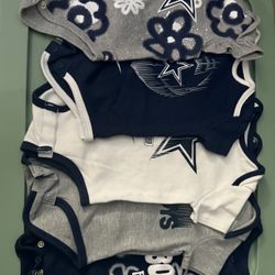 Cowboys NFL 6-9month Onesie 