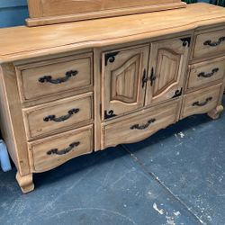 Solid wood quality built dresser, no particle board