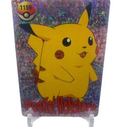Pokémon Holo Prism Vending Card Stickers Pikachu