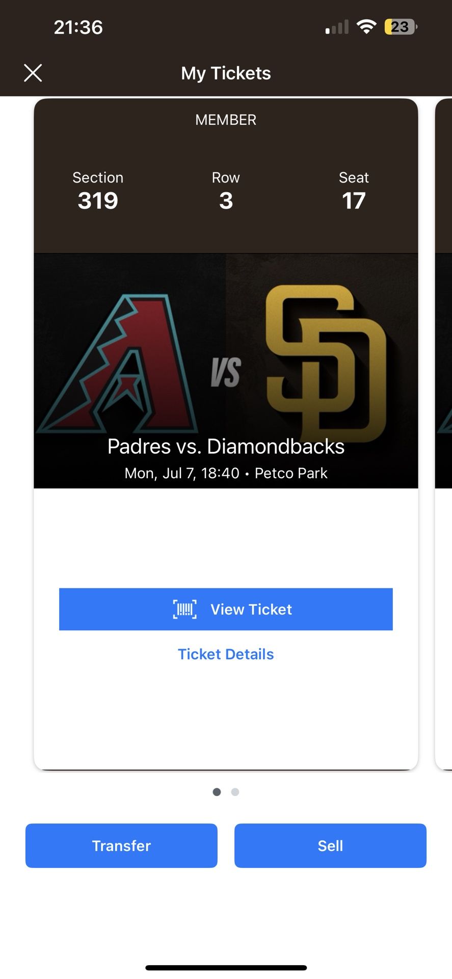 Padres Tickets | July 7 | TONIGHT! 2 Available!
