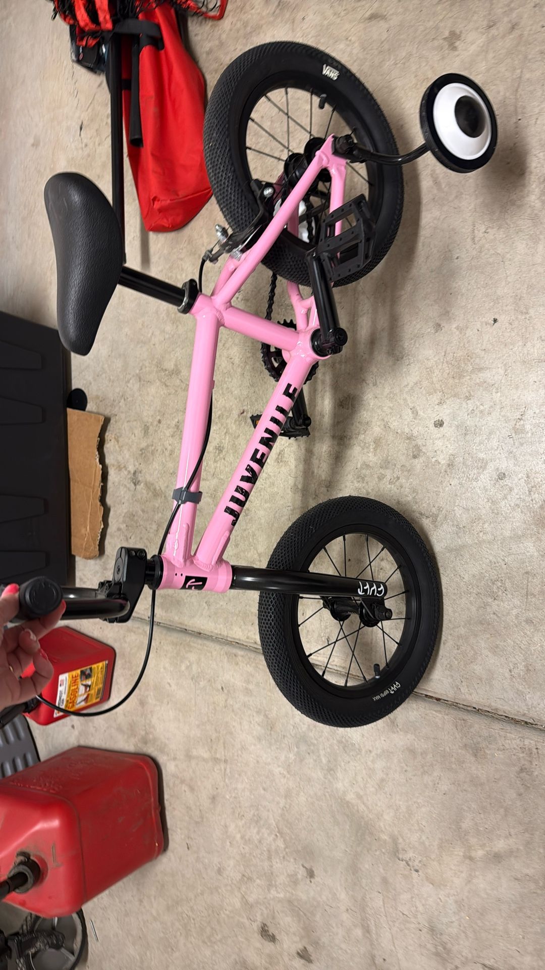Cult Juvenile Pink Bike With Training Wheels - Main Image