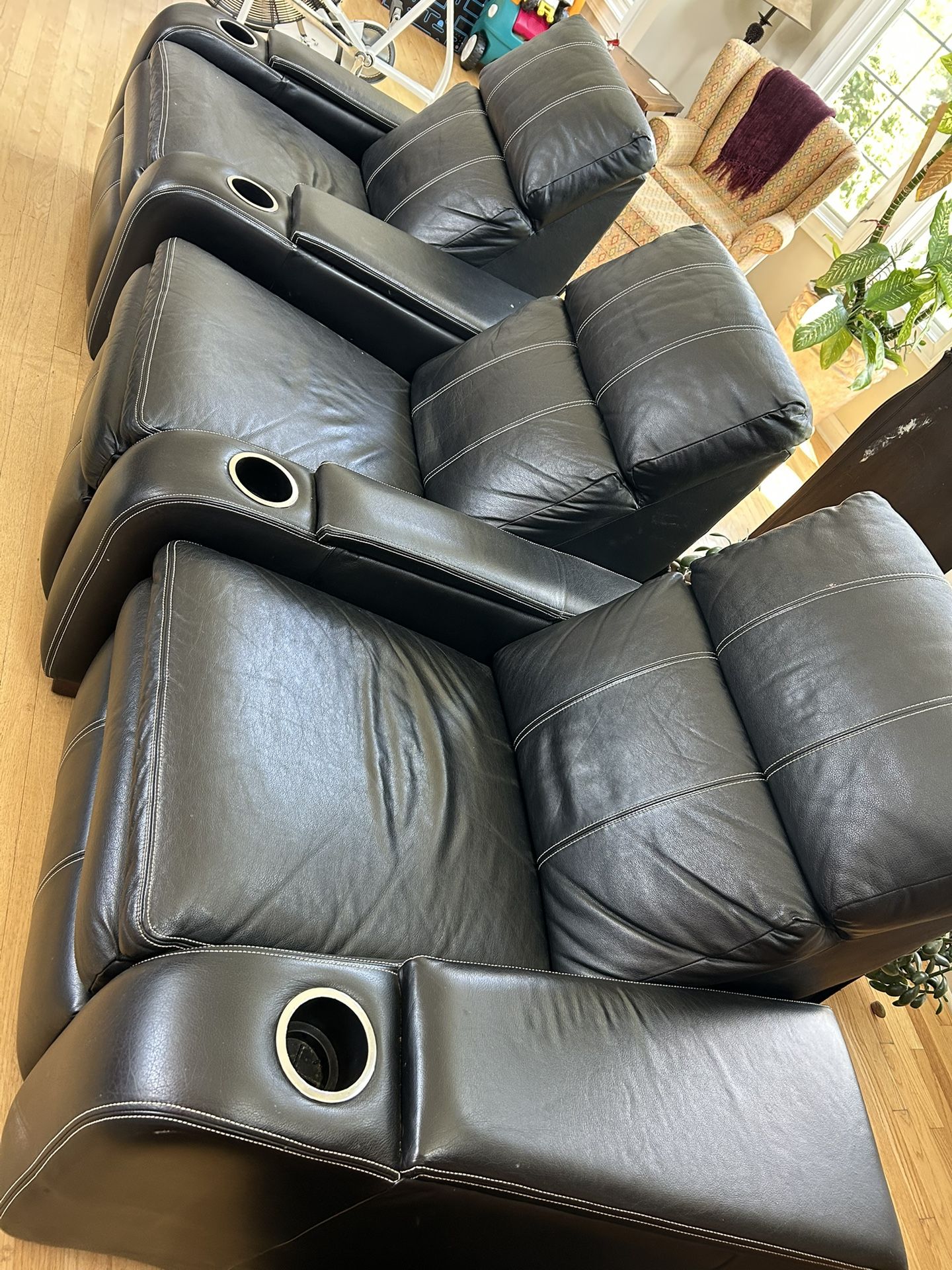 6 Reclining Theater Chairs