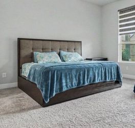 King bed frame and dresser