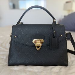 100% Authentic Louis Vuitton Empreinte Leather Georges MM