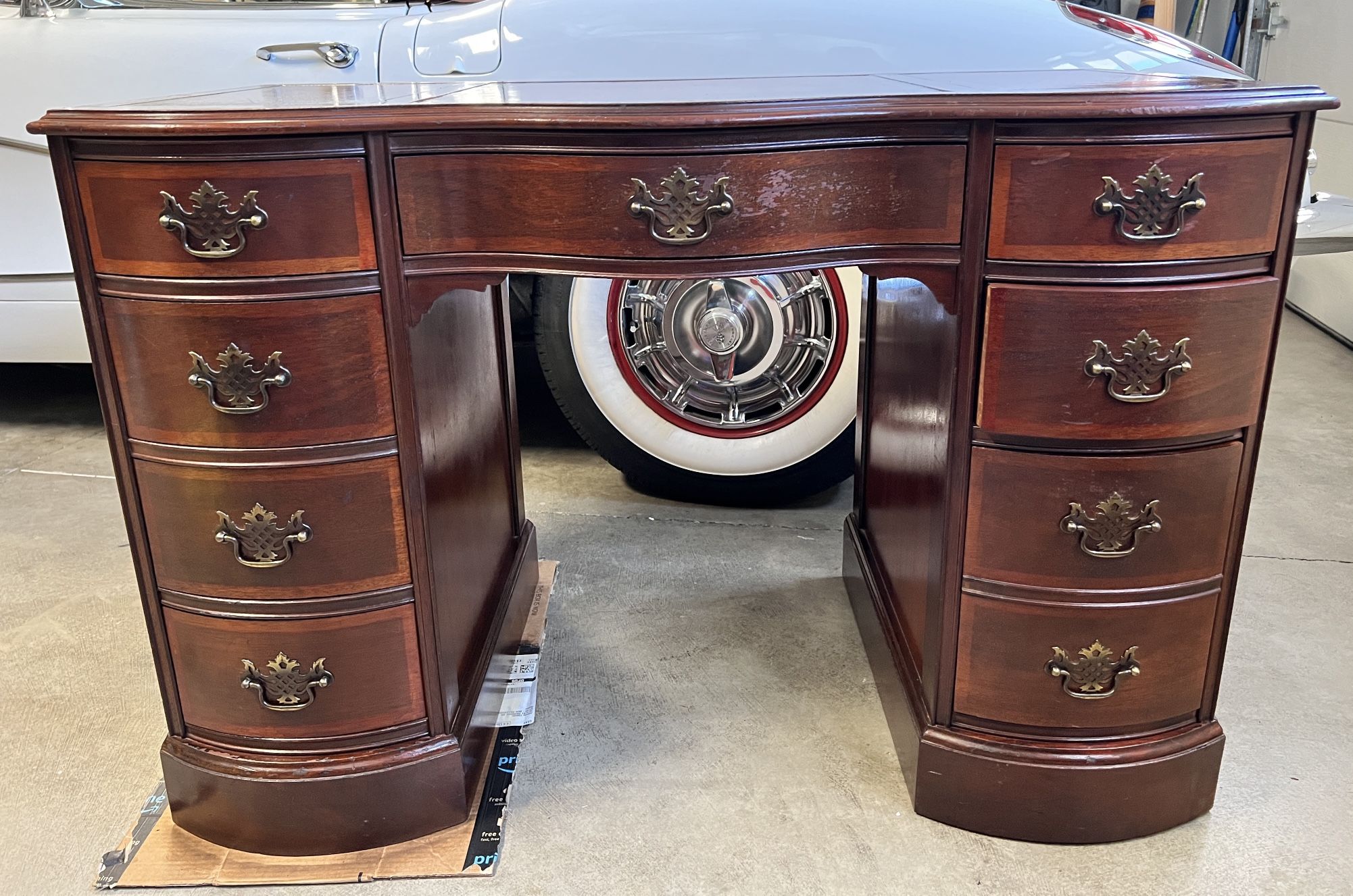 Leather Top Desk