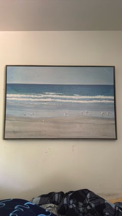 Lovely framed seascape Art