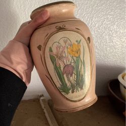 Vintage Floral Vase
