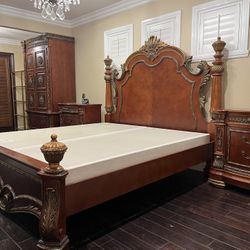 Neiman Marcus Horchow Pulaski Royale Bedroom Set King Bed
